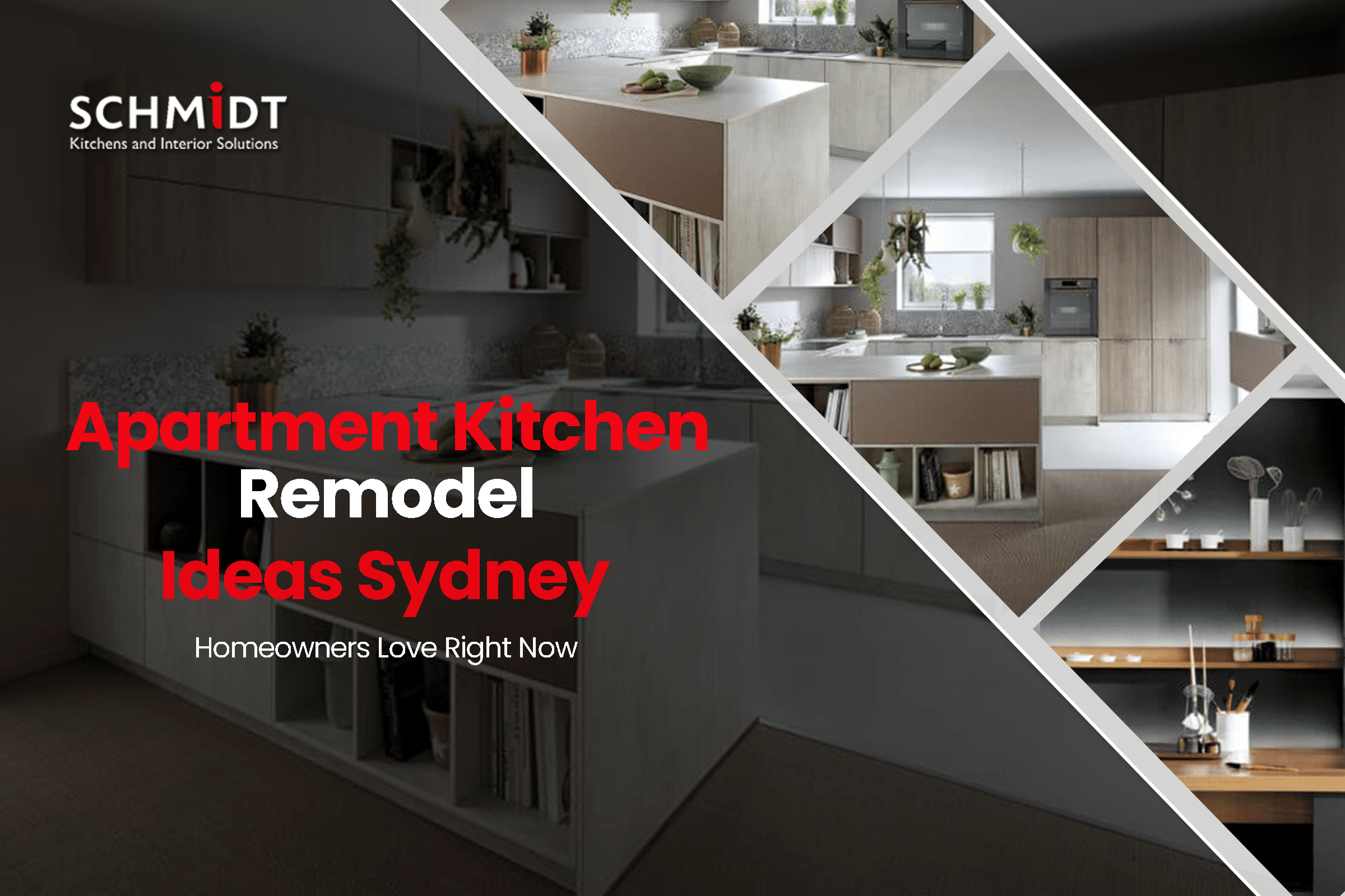 Apartment kitchen renovation Sydney with modern custom cabinetry